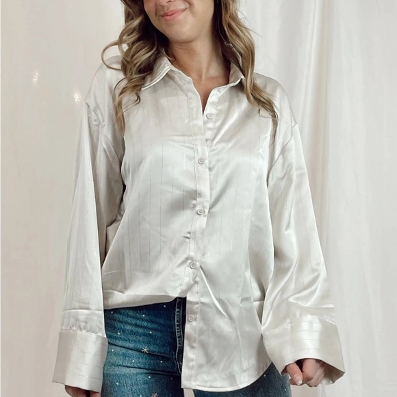 SATIN BLOUSE - Picture 5 of 6